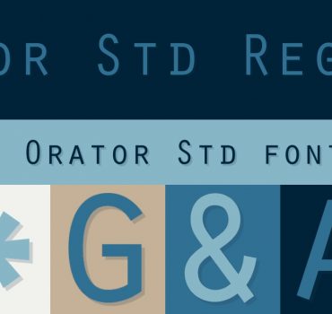 Orator Std Font