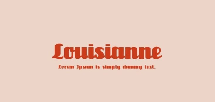 Louisianne Font