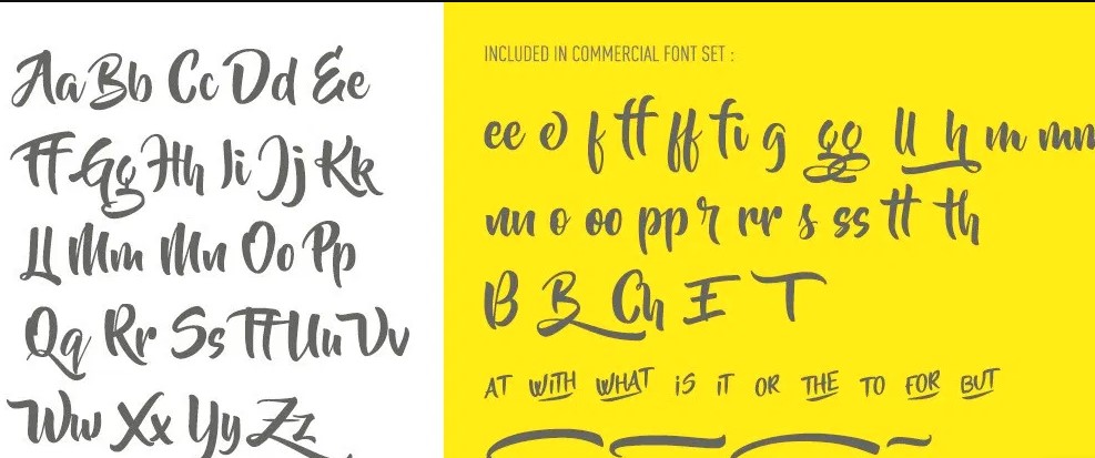 Beyond the Mountains Font View