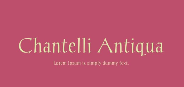 Chantelli Antiqua Font