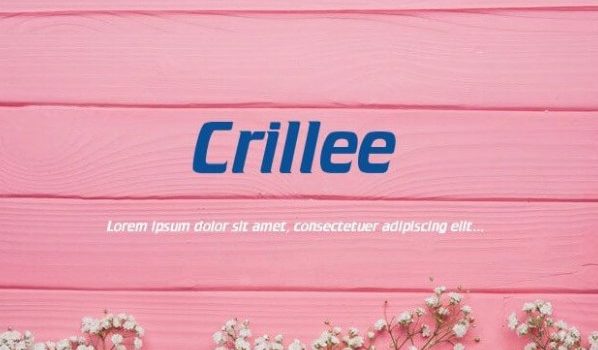 Letraset Crillee Font