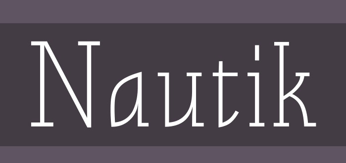 Nautik Font