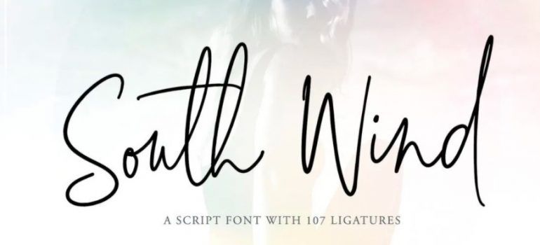 South Wind Font