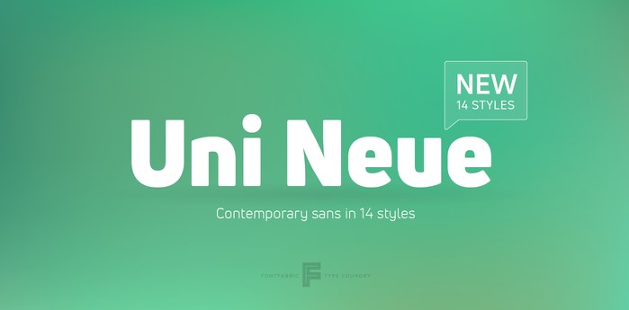 Uni Neue Font