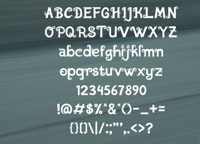 Algae Fantasy Font View