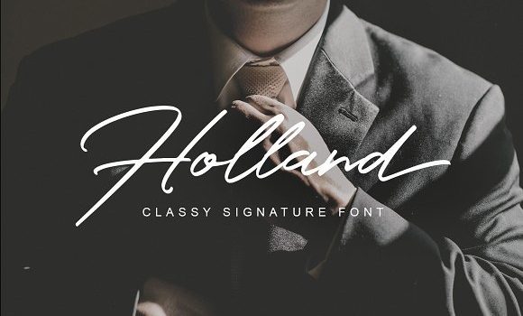 Holland Script Font