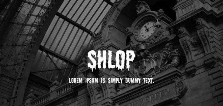 Shlop Font