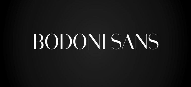 Bodoni Sans Text Font