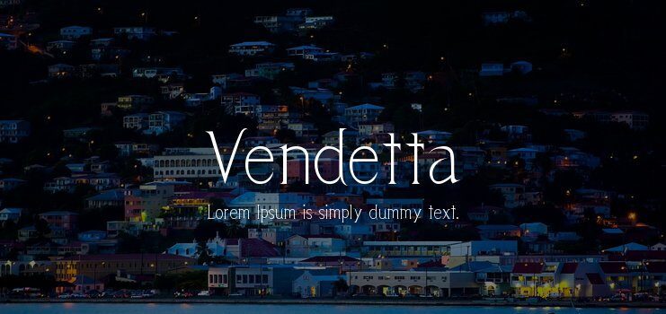 Vendetta Font