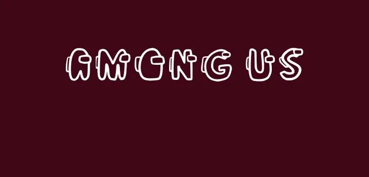 Among Us Font