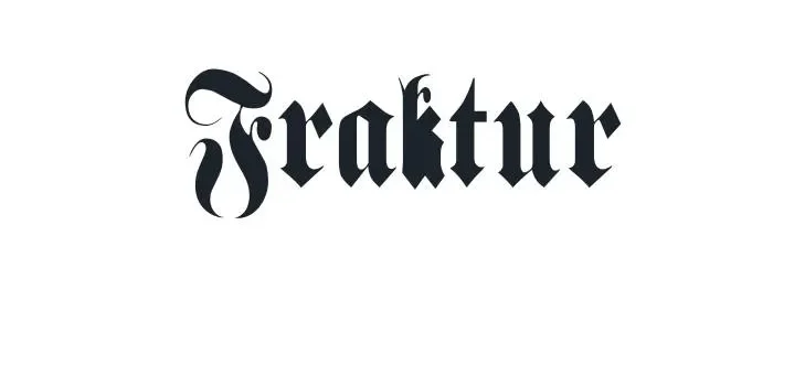Fraktur Font